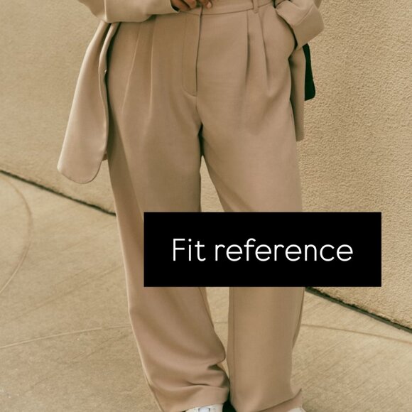 BNWT Abercrombie Sloane Tailored Pant, Light Brown, Size 33 (16) - Picture 8 of 8